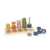 Trixie Wooden Counting Puzzle 0 5 | Fsc Certified Number Learning Toy