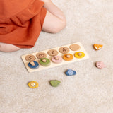 Trixie Wooden Counting Puzzle 0 5 | Fsc Certified Number Learning Toy