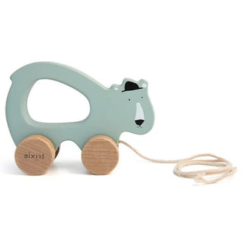 Trixie Wooden Pull Along Toy For Kids | Fsc Certified Toddler Gift - My Little Thieves