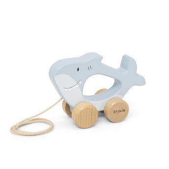 Trixie Wooden Pull Along Toy For Kids | Fsc Certified Toddler Gift - My Little Thieves