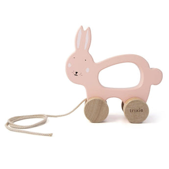 Trixie Wooden Pull Along Toy For Kids | Fsc Certified Toddler Gift - My Little Thieves