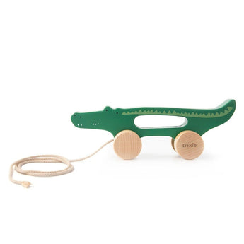 Trixie Wooden Pull Along Toy For Kids | Fsc Certified Toddler Gift - My Little Thieves