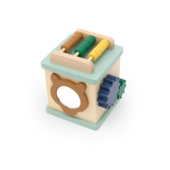 Trixie Wooden Small Activity Cube Toy | Wooden Toys