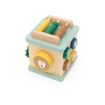Trixie Wooden Small Activity Cube Toy | Wooden Toys