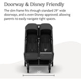 UPPAbaby Minu Duo Stroller Carbon Frame | Side By Side Double Compact Stroller