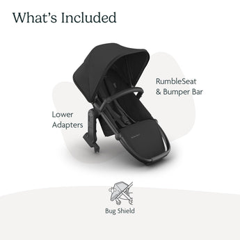 UPPAbaby Rumble Seat V3 Dillan Carbon Frame | Vista Second Seat Accessory