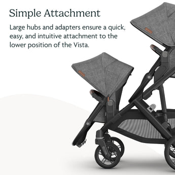 UPPAbaby Rumble Seat V3 Dillan Carbon Frame | Vista Second Seat Accessory