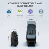 Upp Ababy Minu V3 Stroller | From Birth Compact Travel Stroller