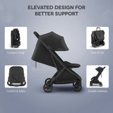 Upp Ababy Minu V3 Stroller | From Birth Compact Travel Stroller