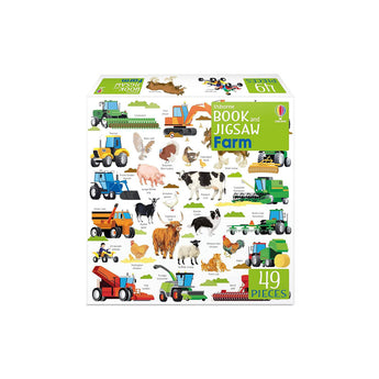 Usborne Book And Jigsaw Farm — Children's Book For Kids | Activity Book