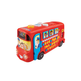 V Tech Interactive Playtime Bus With Phonics V Tech Red | Pre School