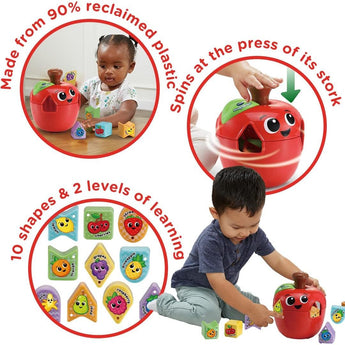 V Tech Sorting Fun Apple Educational Shape Sorter Toy | Baby