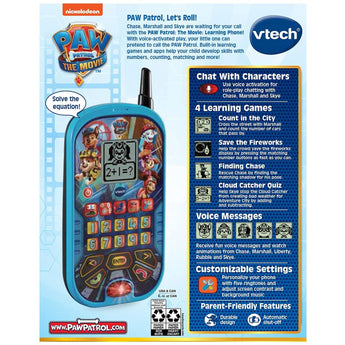 V Tech V Tech Paw Patrol: The Movie Learning Phone | License Paw Patrol