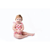 Zoocchini Ruffled One Piece Swimsuit UPF 50+ Easy Snap Crot