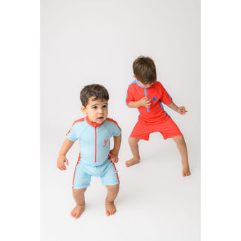 Zoocchini Short Sleeve Rashguard Swimsuit | Upf 50+ For Kids