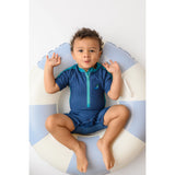Zoocchini Short Sleeve Rashguard Swimsuit | Upf 50+ For Kids