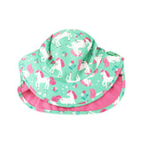 Zoocchini Unicorn Cape Sun Hat Upf 50+ | Kids Uv Protection Hat