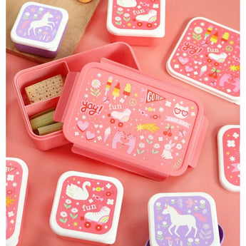 A Little Lovely Company Bento Lunch Box | Kids Multi Compartment Container - My Little Thieves