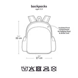 A Little Lovely Company Kids Backpack Insulated | School Bag With Snack Pocket - My Little Thieves