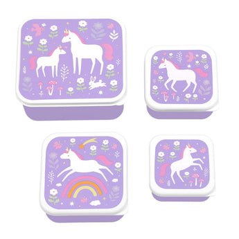 A Little Lovely Company Lunch And Snack Box Set | Kids Multi Piece Mealtime - My Little Thieves