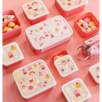 A Little Lovely Company Lunch And Snack Box Set | Kids Multi Piece Mealtime - My Little Thieves