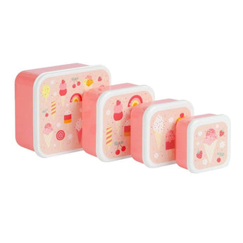 A Little Lovely Company Lunch And Snack Box Set | Kids Multi Piece Mealtime - My Little Thieves