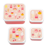 A Little Lovely Company Lunch And Snack Box Set | Kids Multi Piece Mealtime - My Little Thieves