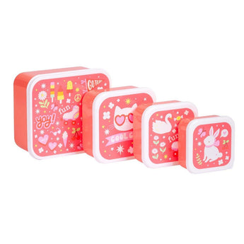 A Little Lovely Company Lunch And Snack Box Set | Kids Multi Piece Mealtime - My Little Thieves