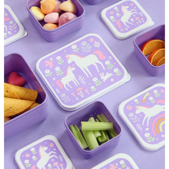 A Little Lovely Company Lunch And Snack Box Set | Kids Multi Piece Mealtime - My Little Thieves
