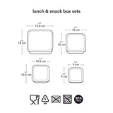 A Little Lovely Company Lunch And Snack Box Set | Kids Multi Piece Mealtime - My Little Thieves