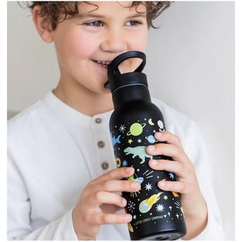 A Little Lovely Company Stainless Steel Water Bottle 500ml | Kids School Bottle - My Little Thieves