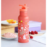 A Little Lovely Company Stainless Steel Water Bottle 500ml | Kids School Bottle - My Little Thieves
