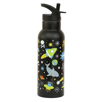 A Little Lovely Company Stainless Steel Water Bottle 500ml | Kids School Bottle - My Little Thieves