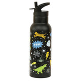 A Little Lovely Company Stainless Steel Water Bottle 500ml | Kids School Bottle - My Little Thieves