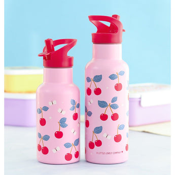 A Little Lovely Company Stainless Steel Water Bottle 500ml | Kids School Bottle - My Little Thieves