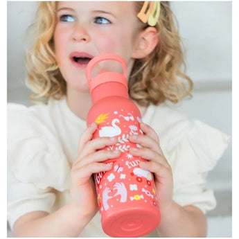 A Little Lovely Company Stainless Steel Water Bottle 500ml | Kids School Bottle - My Little Thieves