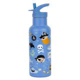 A Little Lovely Company Stainless Steel Water Bottle 500ml | Kids School Bottle - My Little Thieves