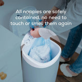 Angelcare 3 Pack Refill Octagonal Grey Blue | Active - My Little Thieves