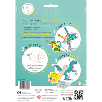 Ara Creative Inflatable Coloring Dinos | Kids Art Craft - My Little Thieves