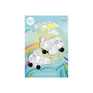 Ara Creative Inflatable Coloring Firefighter Policeman - My Little Thieves