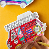Ara Creative Inflatable Coloring Firefighter Policeman - My Little Thieves