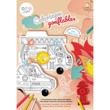 Ara Creative Inflatable Coloring Firefighter Policeman - My Little Thieves