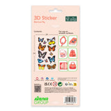 Avenir - 3D Stickers 10 pack - Butterfly Multicolour | These beautiful and realistic - looking 3D stickers pop out to showcase a gorgeous collection. | ages 3+ - My Little Thieves
