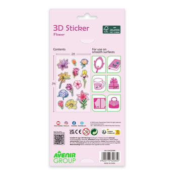 Avenir - 3D Stickers 10 pack - Butterfly Multicolour | These beautiful and realistic - looking 3D stickers pop out to showcase a gorgeous collection. | ages 3+ - My Little Thieves