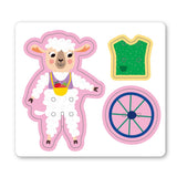 Avenir - Little Hands Play Box - Animal Town Multicolour | 3D puzzle and laces to create an awesome bunny town | Ideal ages 3+ - My Little Thieves