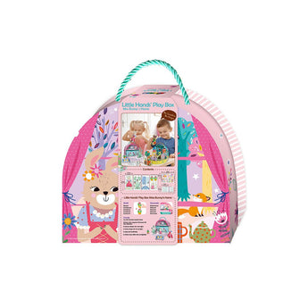 Avenir - Little Hands Play Box - Animal Town Multicolour | 3D puzzle and laces to create an awesome bunny town | Ideal ages 3+ - My Little Thieves
