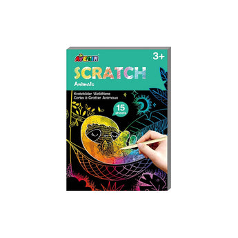 Avenir - Mini Scratch Book Dinosaurs | easy - to - use activity book is perfect for unleashing your child's imagination and creativity, while also fostering essential skills such as motor skills, hand - eye coordination, and manual dexterity | Ages 3+ - My Little Thieves