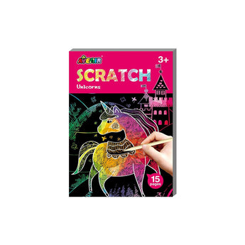Avenir - Mini Scratch Book Dinosaurs | easy - to - use activity book is perfect for unleashing your child's imagination and creativity, while also fostering essential skills such as motor skills, hand - eye coordination, and manual dexterity | Ages 3+ - My Little Thieves