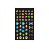 Avenir - Nail Stickers Fluorescent - Under the sea Multicolour |Peel sticker for edge to avoid tearing, remove the glue using soap or acetone | Ages 3+ - My Little Thieves