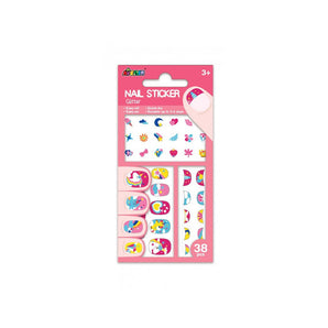 Avenir - Nail Stickers Fluorescent - Under the sea Multicolour |Peel sticker for edge to avoid tearing, remove the glue using soap or acetone | Ages 3+ - My Little Thieves